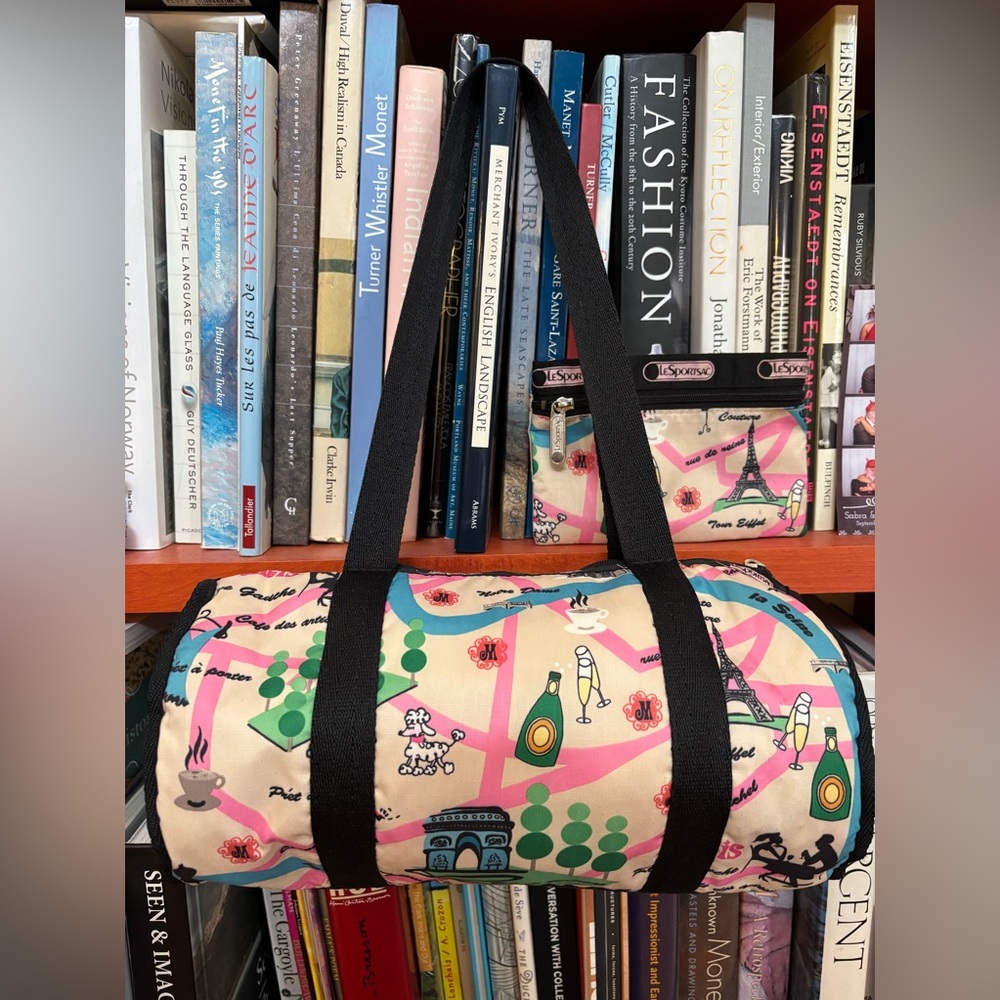 Vintage LeSportDac small duffle and matching pouch